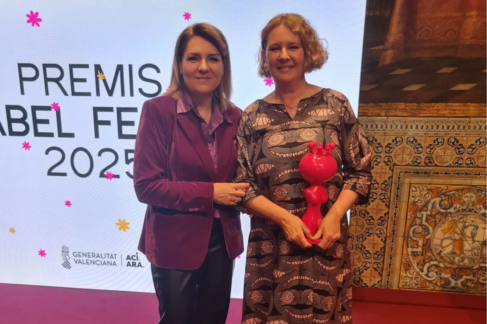 Leticia Valera, galardonada por la Generalitat Valenciana con el Premio Isabel Ferrer 2025 por su papel y solidaridad durante la DANA.