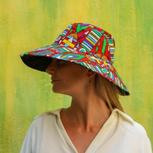 Sombrero estampado africano Elubaline