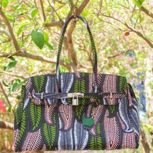 Bolso estampado Rosalie Hojas